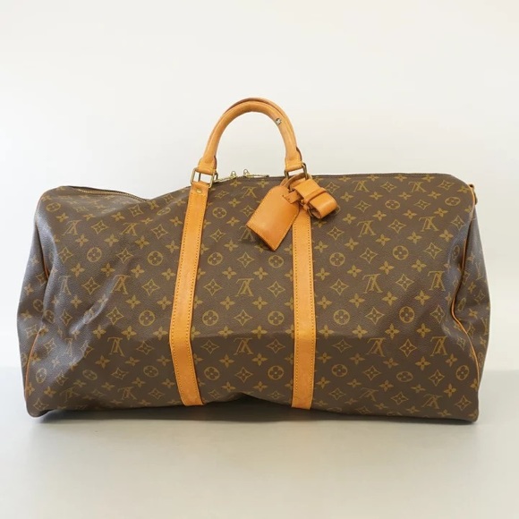 Authentic Louis Vuitton keepall 60 bandouliere travel monogram unisex - Picture 10 of 11